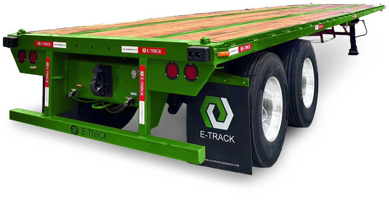 Remolque multimodal E-Track para transporte de carga