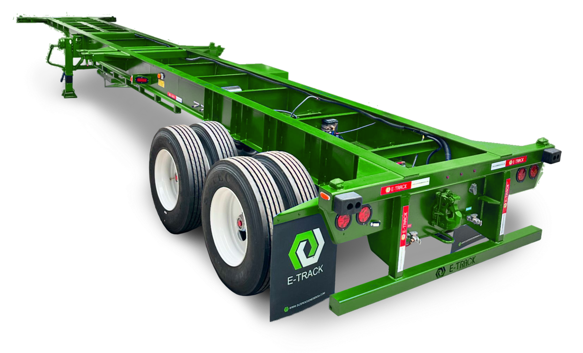 Remolque portacontenedor fijo E-Track